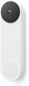 Google Nest Doorbell (Battery) Wireless Doorbell Camera - Video Doorbell - Snow