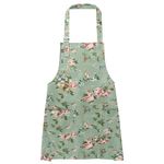 GEBETTER Kitchen Aprons for Women Adjustable Floral Aprons Vintage Flower Aprons Cooking Apron with Big Pockets Chef Bakers Apron for Cooking Baking Gardening