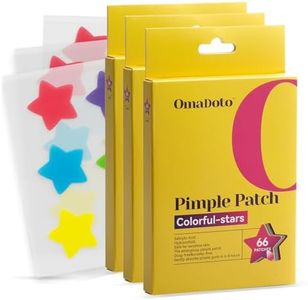 OMADOTO Star Pimple Patches for Face - 6 Colors 66Pcs (14mm) Hydrocolloid Spot Dots, Day & Night Blemish/Zit Healing Pimple Patches (66count-Pack of 3)