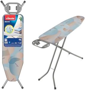 Vileda Bravo Ironing Board, Blue, Medium, Metal, 120cm x 38cm