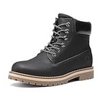 Bruno Marc Men's Classic Winter Fall Boots Outdoor Work Boots, Black/Mesh Lining, 10.5