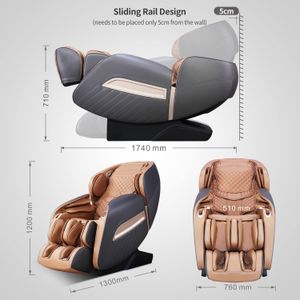 Aspria Full Body Massage Chair – Reclining Shiatsu with Heat