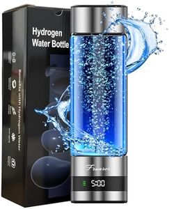 Hydrogen Water Bottle, Up to 6000 PPB Hydrogen Water Bottle Generator, Portable Athletic Performance & Hydration System, Healthy Gift for Family, Friends, Clients (Silver)