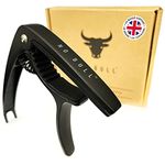 Acoustic Guitar Capo for Acoustic Guitar (+ Bonus Content) - Black Electric Guitar Capo - Quick Change Black Trigger Capo Acoustic Guitar - Great Gifts for Guitar Players