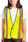 KAYGO Kids High Visibility Vests, Child Safety Vest Reflective with Hook and Loop,KGKID200