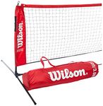 Wilson Mobile Tennis Court Tennis Net, Width 6.1 M, Red