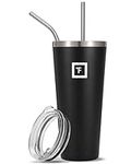 IRON °FLASK Classic Tumbler - 945 ml, Vacuum Insulated Stainless Steel, Hot Cold, Double Walled, Thermo Travel Mug, Water Metal Canteen (Midnight Black)