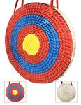 longbowmaker 50 x 50 x 6 cm Archery Target Straw Target Round Traditional Straw Disc Diameter for Beginners Archery