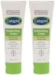 Cetaphil Moisturising Cream for Face & Body, Dry to Normal skin, 80 gm (Pack of 2)