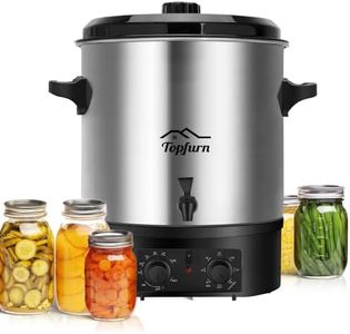 Electric Water Bath Canner | Large 24.5QT Electric Canner with Digital Timer & Adjustable Temp Control for Home Canning, Preserving Jams, Sauces, Pickles,Soups | Perfect for Heating Cans, Slow Cooking