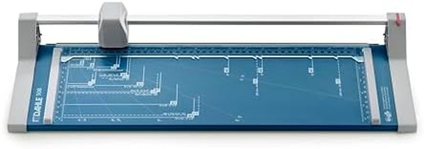 Dahle 508 Personal Rotary Trimmer, 18" Cut Length, 5 Sheet Capacity, Self-Sharpening, Automatic Clamp, German Engineered Paper Cutter