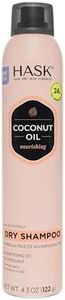 HASK Coconut Nourishing Dry Shampoo for all hair types, colour safe, gluten-free, sulfate-free, paraben-free - 1 168mL Can