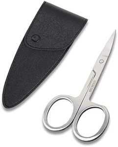 1pcs Ciseaux à Ongles Professionnels, Ciseaux à Cuticules Ciseaux à Ongles très Tranchants, Outils, Coupe et Acier Inoxydable Manucure avec Pointe Fine et Incurvée pour Ongles de Mains et de Pieds