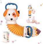 MLRYH Dog Accordion Baby Toys,Early Development Educational Infant Music Toy Accordion Musical Instrument,Cartoon Cute Hand Grip Baby Toy for Toddlers 1 2 3+ Years Old Boys Girls Baby Gifts