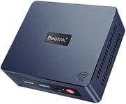 Beelink Mini PC, Mini S Mini Computer 11th Gen Quad-Core N5095, Desktop Computers 8G DDR4 RAM 256G SSD 4K UHD Dual HDMI, 2.4G+5G WiFi Gigabit Ethernet/BT4.0 for Office/Home