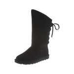 BEARPAW Women's Phylly Black Size 9 | Women's Boot Classic Suede | Women's Slip On Boot | Comfortable Winter Boot