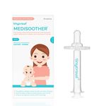 TINYCRAWL Medisoother - Baby Medicine Dropper/Feeder/Dispenser with Unique Syringe + Pacifier/Soother to Give Accurate Dose of Medicine for Newborn/Infant/Toddler (0+ Months), BPA Free, FDA Standard