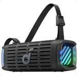 soundcore Boom 3i by Anker, Rugged Outdoor Speakers, IP68 Waterproof, Floating Playback, Saltwater Resistant, 50W Portable Speaker, Bluetooth 5.3, 16-Hour Playtime, TWS, Kayaking/Fishing/Camping