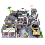 Military Weapons Base Building Block Set, Military Training Camp with Shooting Range Arsenals MOC Set, Army Accessories Compatible with Mini Figure Brick Toy for Boys Age 6-12 Years