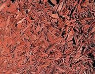 Raging Red Colored Wood Chip Mulch 