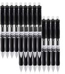 Reaeonat Gel Pens, 18 Pack 0.5mm Retractable Rollerball Pens Black ink Smooth Pens for Adult Writing Note Taking School & Office Supply