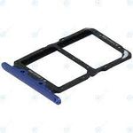 DOCILE Dual Sim Card Slot Tray Holder for Huawei Honor View 20 : Blue