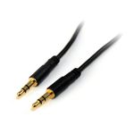 StarTech.com 3.5mm Audio Cable - 3 ft - Slim - M / M - AUX Cable - Male to Male Audio Cable - AUX Cord - Headphone Cable - Auxiliary Cable (MU3MMS)