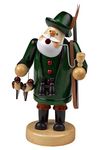 'Forest Ranger Incense Smoker Smoking Man Incense Burner Figurine Smoke Statue Height 18 cm – wooden Christmas Advent Gift (30105)