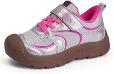 TARANIS Unisex-Child Comfortable Sneakers No-Slip Kids Hiking Shoes for Dirt Wide Toe A Pink33