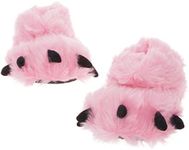 Fuzzy Bear Feet Slippers Womens & M