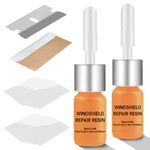 WITIFIG Windshield Repair kit, DIY Glass Cracked Repair Kits, Car Glass Repair Glue Scratch Chip Cracks Repair Kit Quick Fix for Cracks