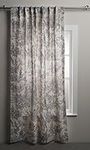 Maison d' Hermine Curtain 100% Cotton One Panel 50"x108" Light-Filtering Sheer, Easy Hanging with a Rod Pocket & Loop for Living Rooms Bedrooms Offices, The Miller - Paloma Grey - Spring/Summer