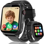 ELEJAFE 4G Kids Smart Watch Boys Girls,Smart Watch for Kids GPS Tracker with Video Call, Phone Call, Voice Chat, SOS Game IP68 Waterproof School Mode Smartwatch Birthday Gifts (Black)