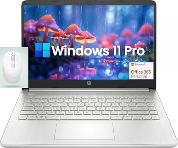 HP 14" Laptops for Business and Student - Windows 11 Pro, Quad-core Intel Pentium Silver Processor, 32GB RAM, 1TB SSD, 1 Year Microsoft Office 365, Intel UHD Graphics, HD Camera, Fast Charge, Wi-Fi