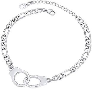 Men Anklet Handcuff Ankle Bracelet Stainless Steel Anklet Women