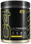 C4 Ultimate Pre Workout Powder Lemon Twist 20 Servings, 40 if Single Scooped | Zero Sugar Pre Workout with Caffeine 300mg, L Citrulline 7000mg, Beta Alanine 4800mg, Vitamins and Electrolytes