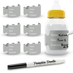 The Original Write & Reuse Baby Bottle Labels for Daycare - Available in 11 Colors