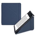 kwmobile Origami Case Compatible with Kobo Sage Case - Slim PU Leather Cover with Stand - Dark Blue