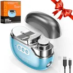 Blissleaf Electric Nail Trimmer, Safe & Easy Electric Nail File, Baby Nail Clipper & Nail Trimmer Kit for Newborn, Toddler, or Children Fingernails LED Light, Storage Case (Blue)