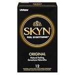 SKYN Original NON-Latex Lubricated Condoms with SKYNFEEL technology 12 Count Box