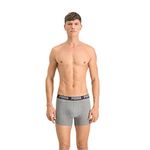 PUMA Men's Boxer, Dark Grey Melange/Black, M (Pack of 2)