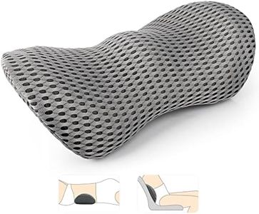 Lumbar Pillow, AgoKud Lumbar Support Pillow for Car and Office Chair, Memory Foam Back Support Pillow for Lower Back Pain Relief, Lumbar Support for Car, Sleeping, Rest, Travel