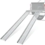 72 x 9 Inch Anti-Slip Loading Ramps - Pack of Two with 1500 Lbs Total Capacity for Safe Loading of Motorcycles, Bicycles, Lawn Mowers, and Tractors