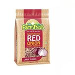 Jain Farm Fresh Dehydrated Red Onion - Large Flakes: 200 g = 1.2 kg Fresh Onion (Pack of 4 @ 200gm Each)