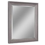 Head West Mirror, Light Grey, 26.5 x 32.5