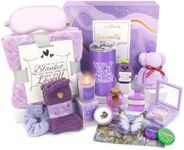 Gifts for Women, Lavender Spa Gifts Set,16 Pcs Gift Set for Women, Mom, Wife, Girlfriend, Sister, Unique for Birthday, Christmas, Valentine's Day, Mother's Day Gifts - Lavender Spa Gift Basket Set