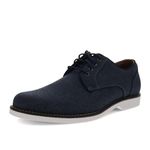 Dockers Mens Pryce Washed Canvas Dress Casual Lace-up Oxford Shoe, Navy, 11 UK