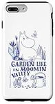 iPhone 7 Plus/8 Plus Moomin Garden Life Nature Scene Blue Print Case