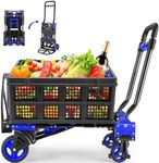 2-in-1Hand Truck Dolly Foldable wit