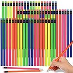 Outus Neon Pencils for Kids HB Wood